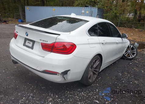 2019 BMW 430I Gran Coupe xDrive z USA, uszkodzony, nr VIN WBA4J3C57KBL08990